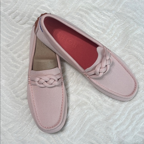Rothy’s The Braid Driver Loafer Cakepop Pink Size 12.5 NIB Sustainable Knit - Picture 8 of 12